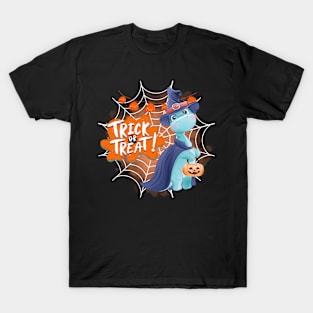 Halloween for Kids Candy Pumpkin Dinosaur Skull Spider Cute Cat Spooky Season Party Halloween For Babies T-Shirt